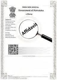 Type of affidavit format 